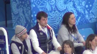 Sochi 2014 Joubet, Amodio, Véronique Guyon during pairs FS (2) 00673