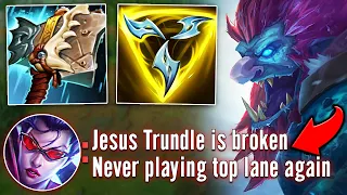 The enemy top picked Vayne... so I had to teach her a lesson with Trundle