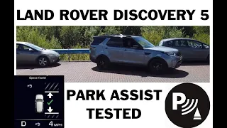 Land Rover Discovery 5 - self parallel parking "Park Assist" tested