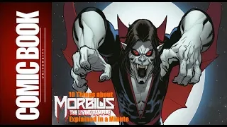 10 Things about Morbius, the Living Vampire (Explained in a Minute) | COMIC BOOK UNIVERSITY