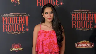 Hawaii McLaughlin "Moulin Rouge! The Musical" Opening Night Red Carpet in Los Angeles