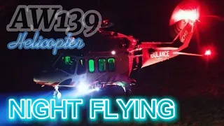 AW139//Night Flying: Takeoff and Landing #SZB Airport#