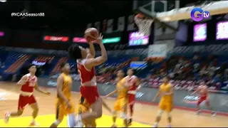 Jacob Cortez absorbs the contact and still makes the shot! #NCAASeason98