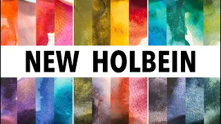 NEW Granulating Holbein Watercolors! FINALLY!