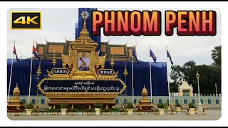 'PHNOM PENH' City Tour 4K - Best Places to Visit in Cambodia's Capital