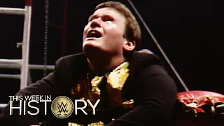 Jim Cornette is injured in debut of scaffold match: This Week in WWE History, Nov. 27, 2016