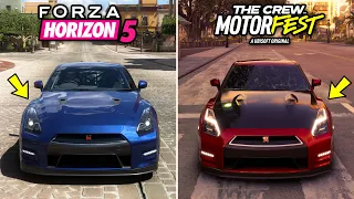 The Crew Motorfest vs Forza Horizon 5 -  Physics and Details Comparison