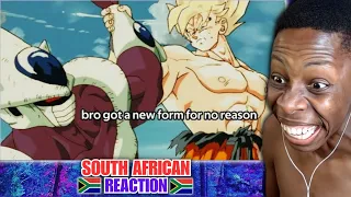 When cooler PULLED up to earth and realized GOKU is ONE of ONE | South Africa Reaction