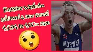 Karsten Warholm smashes 400m hurdles world record with 45.94 in one of greatest races in history