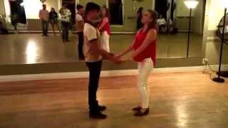 Beginner 6-Count Lindy Hop | Basic Footwork | Inside and Belt Turns | Point and Shake