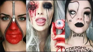 INCREÍBLES MAQUILLAJES PARA HALLOWEEN 2023  / Easy Halloween Make Up 2024 #halloween2023