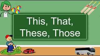 This, That, These, Those | English Grammar  |  Introduction to Demonstrative Pronouns