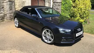 2013 13 AUDI A5 3.0 TDI S LINE CABRIOLET S TRONIC QUATTRO 2DR CONVERTIBLE AUTO DIESEL