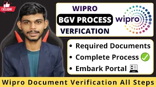 How To Do Background Verification For Wipro | Upload Documents To Embark Portal | All Steps