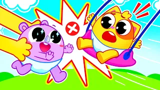 Ouch! Playground Safety for Kids | Funny Songs For Baby & Nursery Rhymes by Toddler Zoo