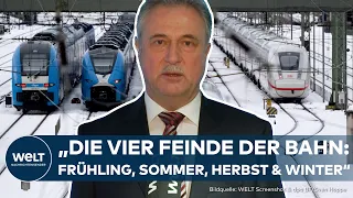 DEUTSCHLANDWEITER WARNSTREIK: GDL-Chef Weselsky sieht Problem bei Bahn-Vorstand Seiler | INTERVIEW