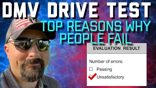 Top reasons for failing the DMV Drive Test