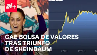 Sheinbaum: Líderes mundiales la felicitan, pero cae Bolsa de Valores - En Punto