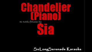 Sia - Chandelier (Piano) (Karaoke Version)