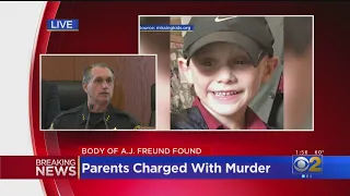 Police Announce Murder Charges Against Parents Of A.J. Freund