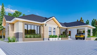 Beautiful Simple 3 Bedroom House Designs With Floor Plan