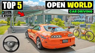 Top 5 New Open World Car Driving Games For Android | best car games for android