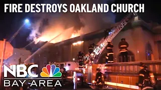 3-Alarm Fire Destroys Oakland Church