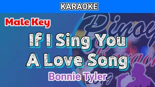 If I Sing You A Love Song by Bonnie Tyler (Karaoke : Male Key)