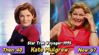 Star Trek 🔥🔥(1995 VS 2022) 🌟🌟 - Then and Now [27 Years After]#KateMulgrew  #RobertBeltran #bigstarx