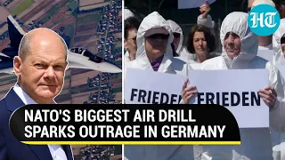 'Don't Provoke Russia': Germans Rise Against NATO | Protest Bloc's Air Drill Amid Ukraine War