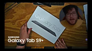 Unboxing Galaxy Tab S9 Plus - Versão Brasil - Com Capa e Carregador na Caixa