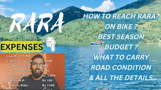 How To Reach RARA Lake ?  FULL DETAIL & GUIDE | EXPENSES ? 🤔