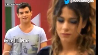 Diego y Violetta - Hero (Sterling knight)