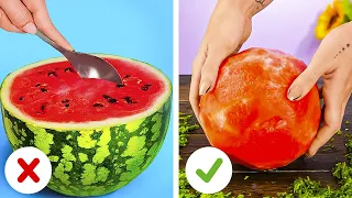 Awesome Hacks for Effortless Fruit and Veggie Prep 🥬🥕🍉