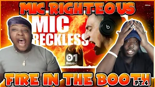 GREATEST FIRE IN THE BOOTH OF ALL TIME !! BLOODLINE Reacts to MIC RIGHTEOUS - FIRE IN THE BOOTH pt4