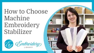 How to Choose Machine Embroidery Stabilizer