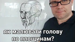 Як малювати голову по площинам?