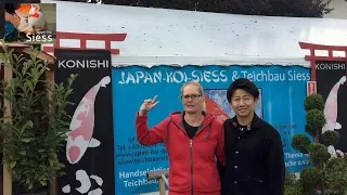 Makoto Konishi bei Japan Koi Siess & Gewinnspiel