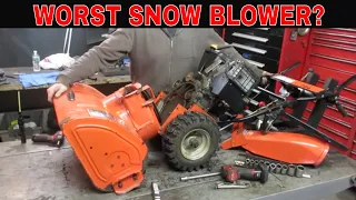 Past Repair Made This snow Blower Useless, Lets Fix It.