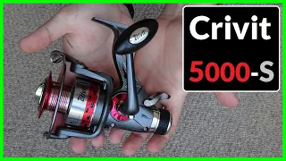 Crivit 5000-S Freespool Fishing Reel Baitrunner from Lidl Unboxing & Review