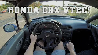 Honda CRX Del Sol ESi 1.6 VTEC 125 HP POV Drive / Onboard Sound