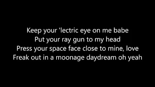 David Bowie - Moonage Daydream [Lyrics]