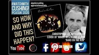 Christopher Lee On : The Band On The Run Cover Photograph!