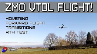 OMPHobby ZMO VTOL: Flight review and maiden footage!