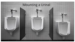 How to install a Urinal Trim phase