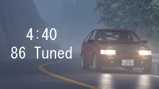 PK Akina 4:40.874 AE86 Tuned | Touge Life 1 [Valid Record]