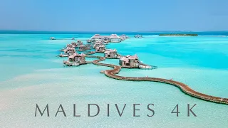 MALDIVES 4K Ultra HD | Relaxing music with spectacular drone footage