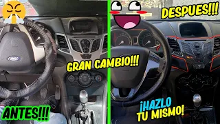 TRUCO😱|COMO RESTAURAR EL INTERIOR DE UN AUTO🚘/CÓMO HACER QUÉ EL TABLERO SE VEA 👀 MÁS MODERNO🔥✅ !!