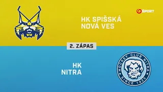 2. zápas finále play-off Spišská Nová Ves – Nitra 2:5 (HIGHLIGHTY)