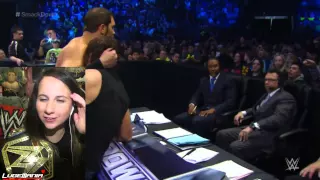 WWE Smackdown 2/5/15 Dean Ambrose vs Curtis Axel